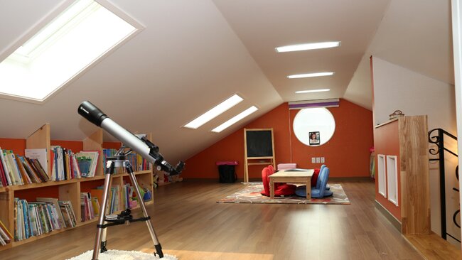 Play room in attic