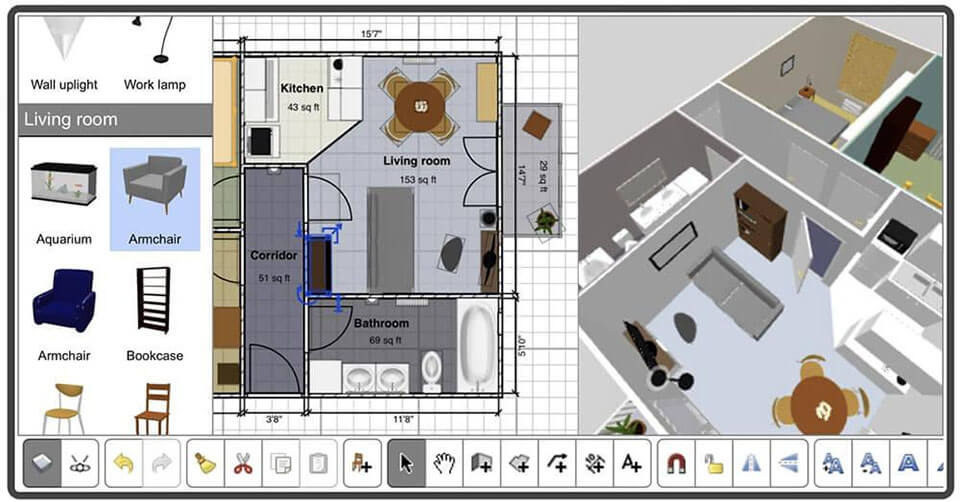 screenshot sweethome 3D
